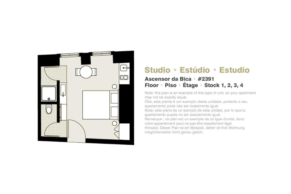 Ascensor Da Bica - Lisbon Serviced Apartments Eksteriør billede
